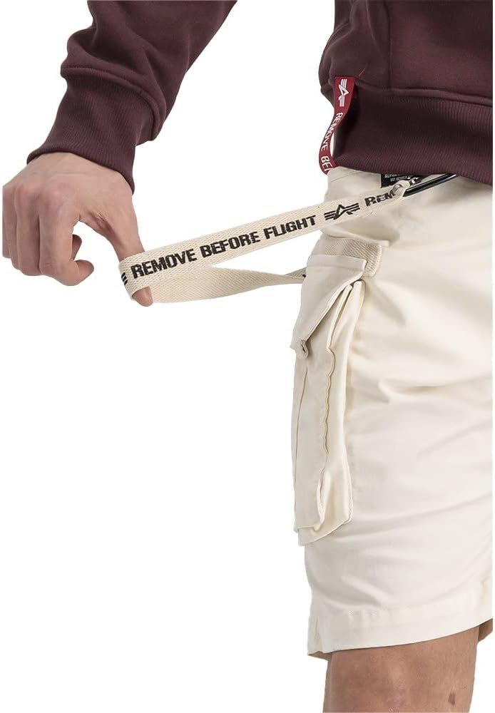 Alpha Industries Herren Cargos Alpha Industries Utility Short Short für Herren 29 Jet Stream White,