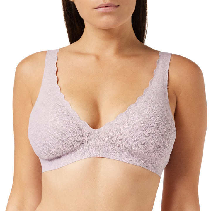 Sloggi Zero Feel Damen Bralette aus Spitze, ohne Bügel XS Lilac Orchidee, XS Lilac Orchidee