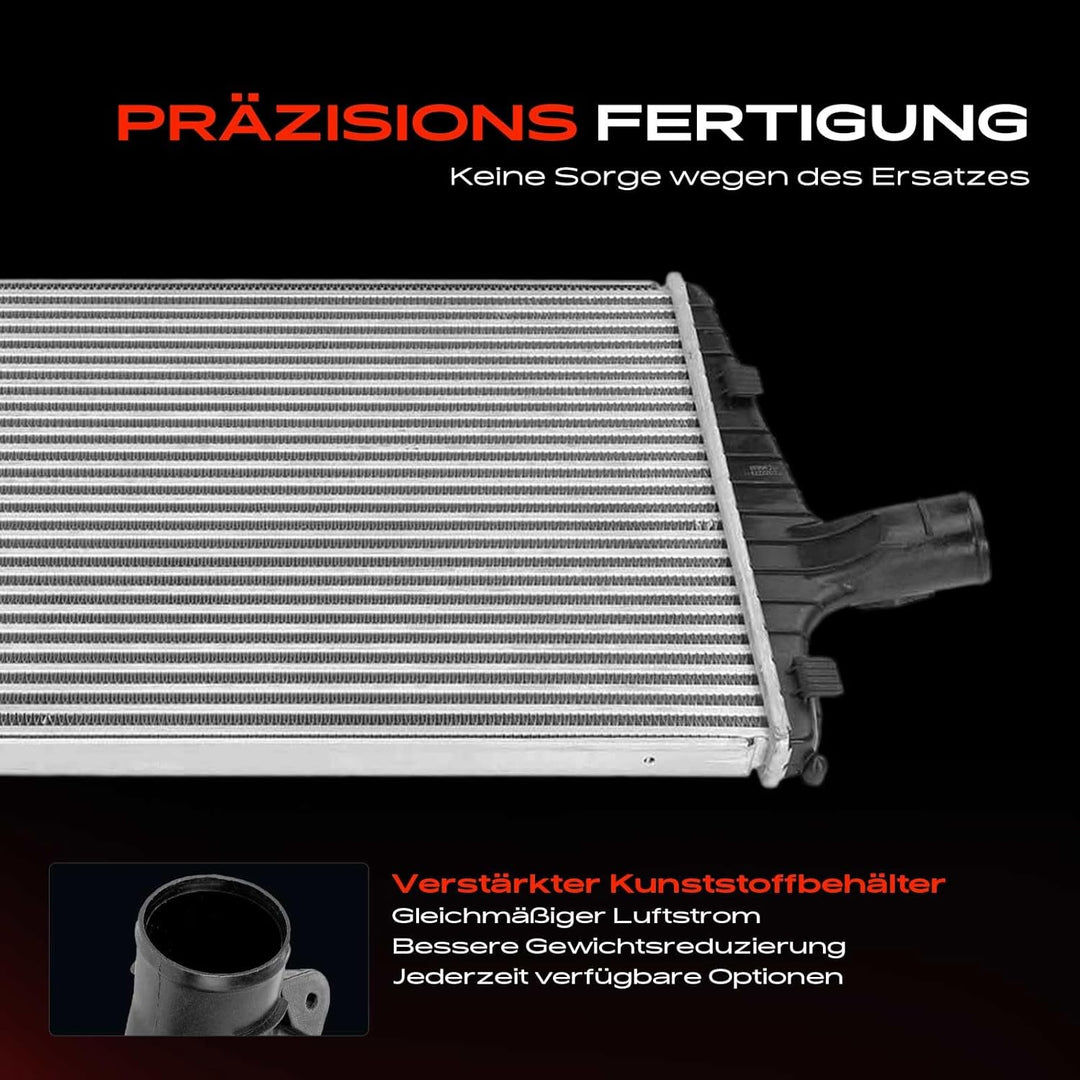 Frankberg Ladeluftkühler Turbokühler Kompatibel mit A6 4B2 C5 2.5L 1997-2001 A6 Avant 4B5 2.5L 1997-