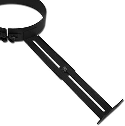 Rohrhalter Halter Ofenrohr Rauchrohr 150 mm Schwarz Halterung
