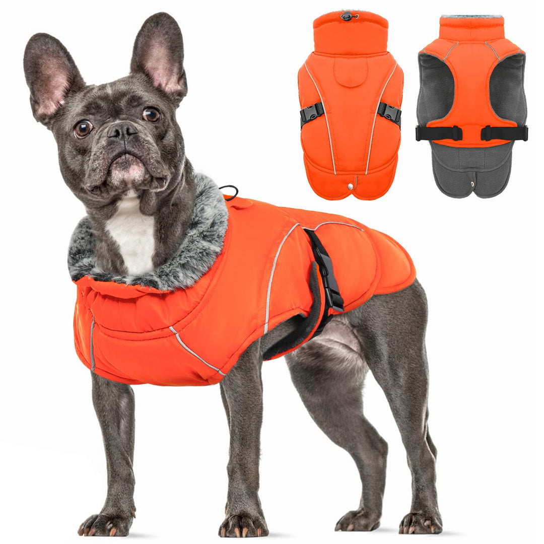 Mantel Hund Wasserdicht, Jacke Hund Winter Hundeweste Warm Winter Hunde Fleecejacke Hundemantel Wint