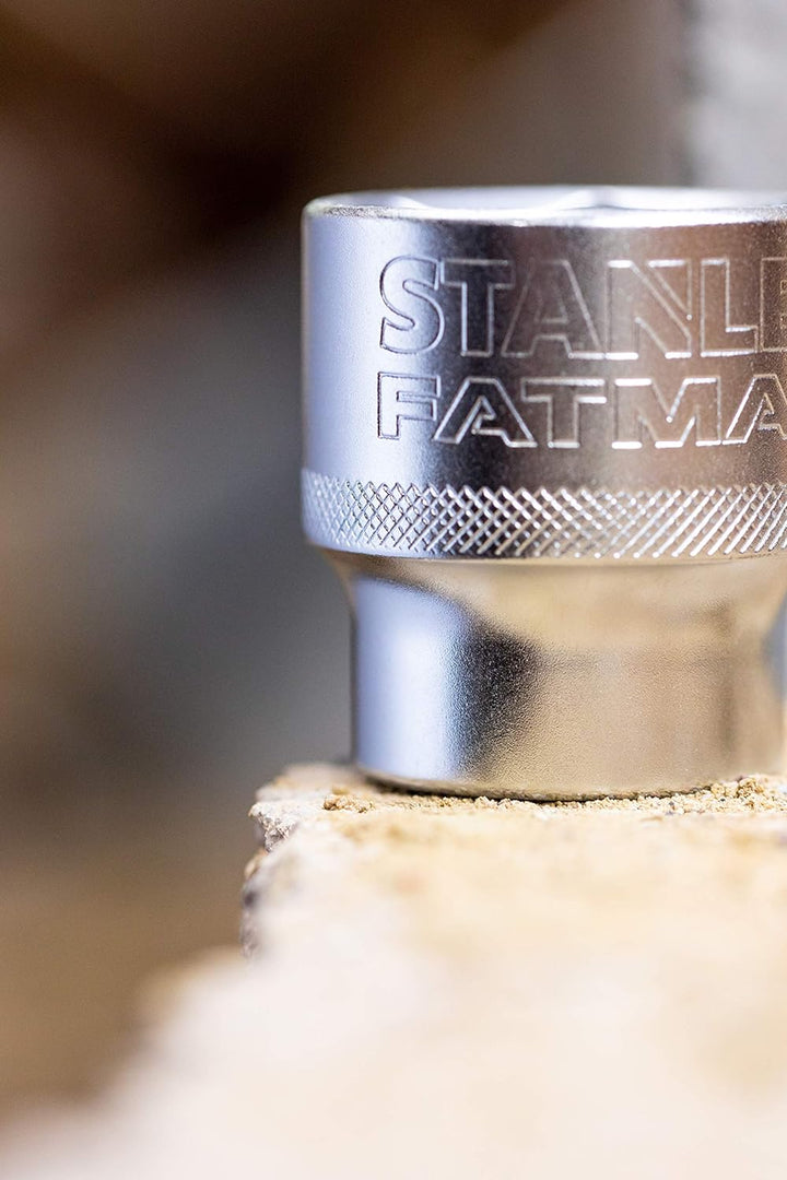 Stanley Fatmax Steckschlüssel-Set (81-teilig, ½“ und ¼“, 6-Kant, im Koffer mit Metalllaschen, für vi