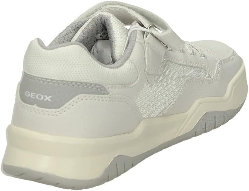 Geox Jungen J Perth Boy B Sneakers 30 EU White Lt Grey, 30 EU White Lt Grey