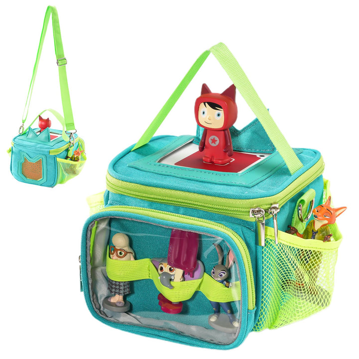 Hautton Tragetasche für Toniebox &amp; Tigerbox，Aufbewahrungtasche für Musikbox, Tonies Figuren, Kopfhör