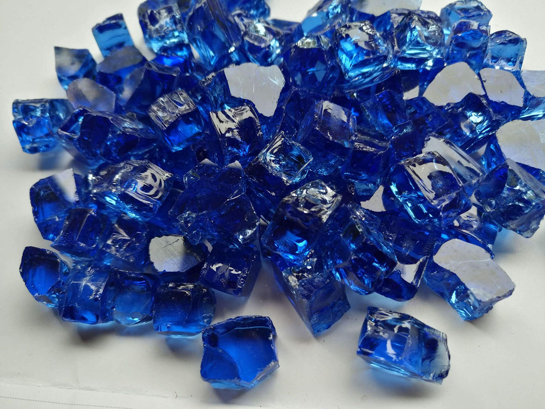 Weiva Feuerglas,Cobald reflektierend Blau (5) 5.0 Kilogramm, 5.0 Kilogramm