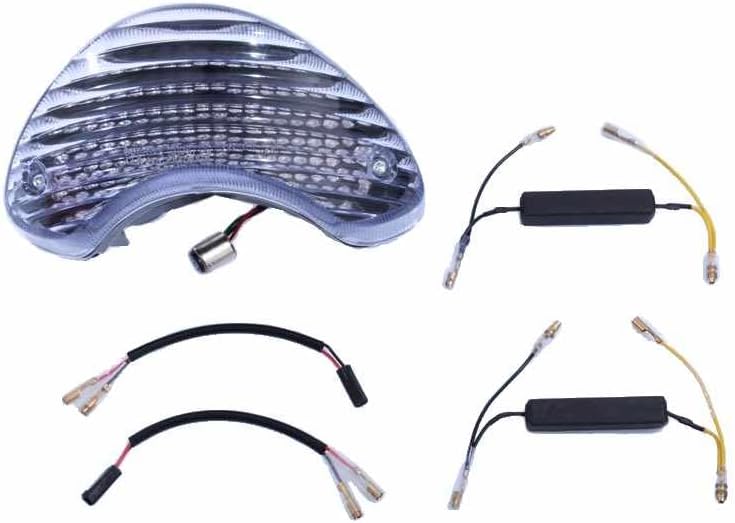 aVDB-moto LED Bremslicht/Rücklicht kompatibel mit SUZUKI SV 650 S SV650S 1999-02 Plug & Play mit int