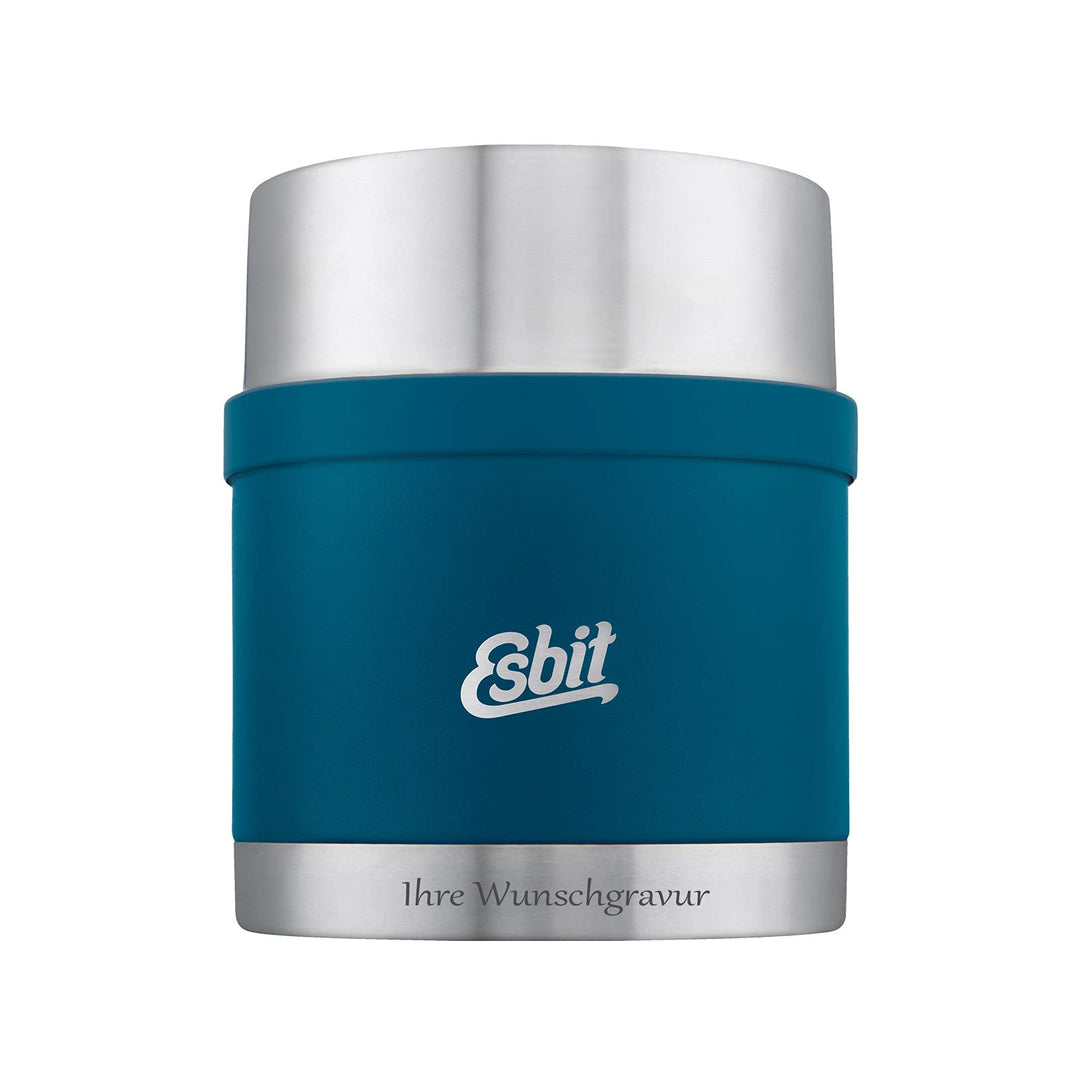 Esbit Sculptor Thermobehälter für Essen, mit personalisierter Gravur, Edelstahl, BPA-Frei, Schwarz,