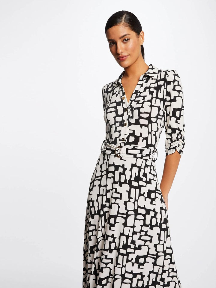 Morgan Damen Robe 38 Offwhite/Schwarz, 38 Offwhite/Schwarz