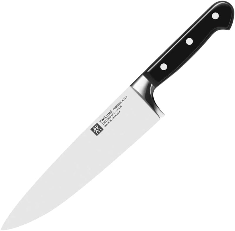 ZWILLING Professional S Kochmesser, Klingenlänge: 20 cm, Breites Klingenblatt, Rostfreier Spezialsta