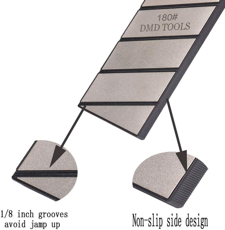 QZATACAEN Diamantschärfstein Diamantabflachungsstein Läppplatte Einseitig 180Grit Fixing Flattener 2