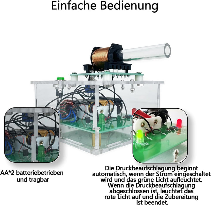 EIELE Elektromagnetischer Sender Elektronik bausatz löten bausatz DIY Kreatives Schiessspielset Elek