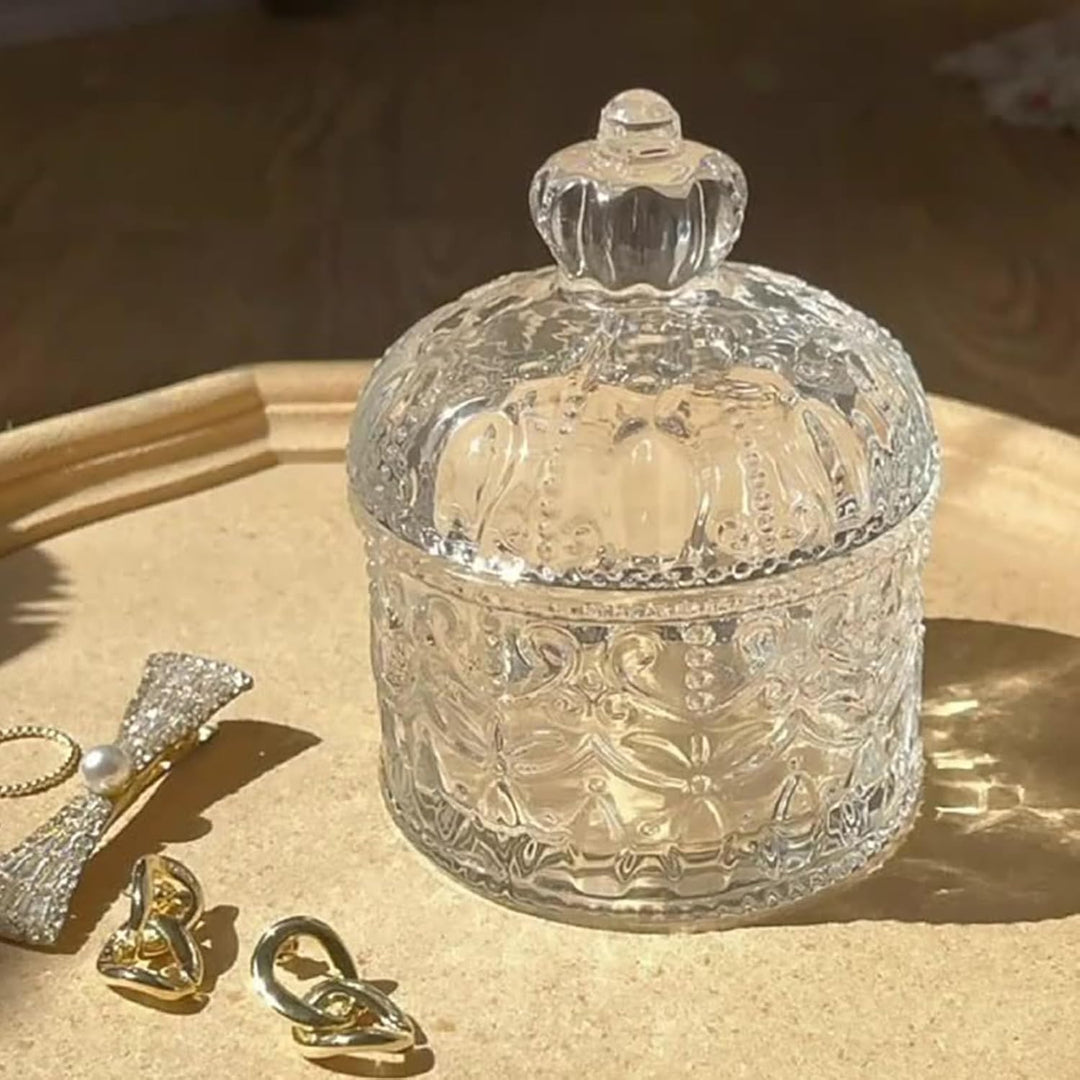 Bonbonglas aus Glas mit Deckel - Gläser für Bonbons &amp; Süssigkeiten - Vintage Bonbonglas für Party &amp;