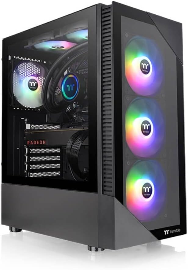 Thermaltake View 200 TG ARGB | ATX Mid Tower Chassis, CA-1X3-00M1WN-00