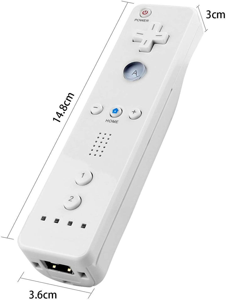 Atopoo Wii Fernbedienung, Ersatz Fernbedienung Game Controller mit Silikonhülle und Handgelenkschlau