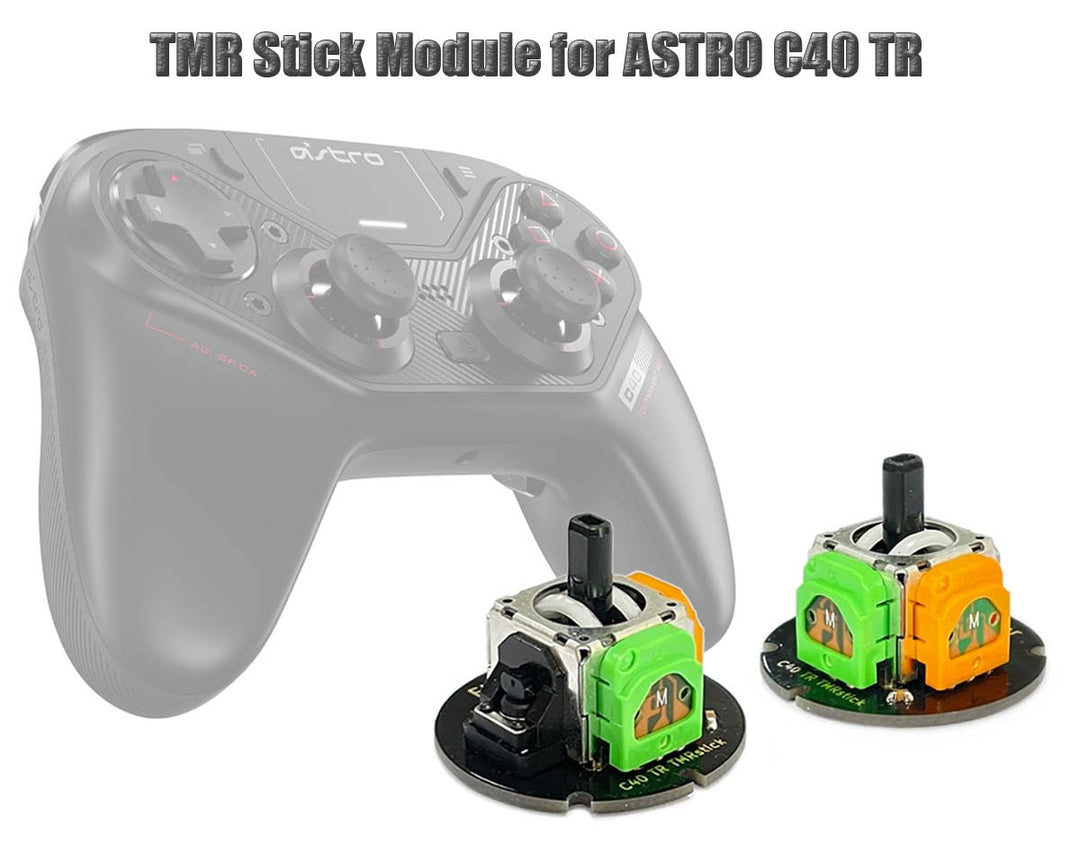 ElecGear 2 x TMR-Joystick-Ersatz für Astro C40 TR Controller, PCB-Montage, gelötetes Modul mit TMR e
