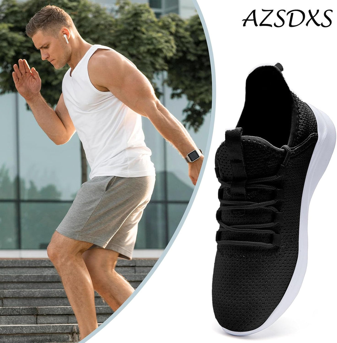 AZSDXS Laufschuhe Herren Atmungsaktive Sportschuhe Sneaker Turnschuhe Running Schuhe Strassenlaufsch