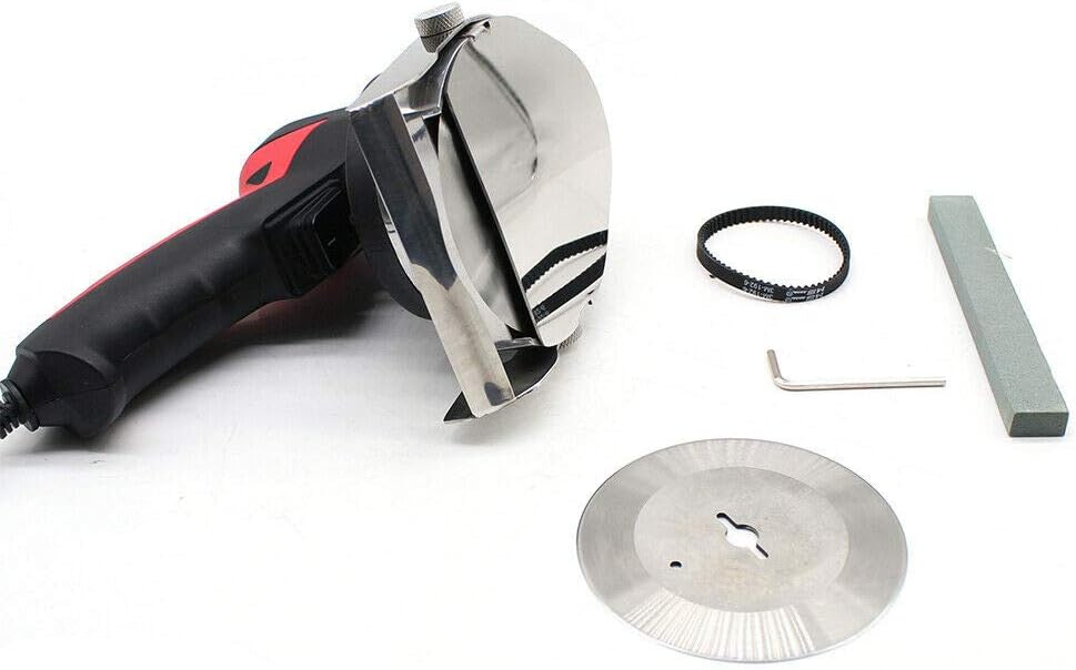 Dönnerschneider 80W Edelstahl Kebabmesser Dönermesser Schnittstärke1-8mm Elektrisches Kebabschneider