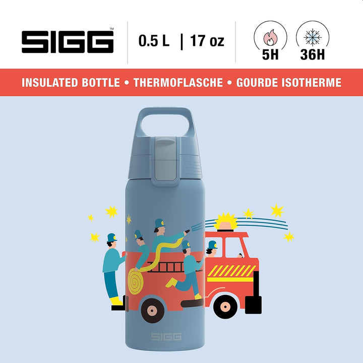 Sigg - Isolierte Trinkflasche Kinder - Shield Therm ONE - Für Kohlensäurehaltige Getränke Geeignet -