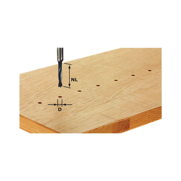 Festool Dübelbohrer HW D3/16 3 mm, 3 mm
