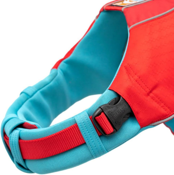 Kurgo Surf N Turf Hundeschwimmweste, Reissfestes Material, Mit Reflektoren und 2 Griffen ausgestatte