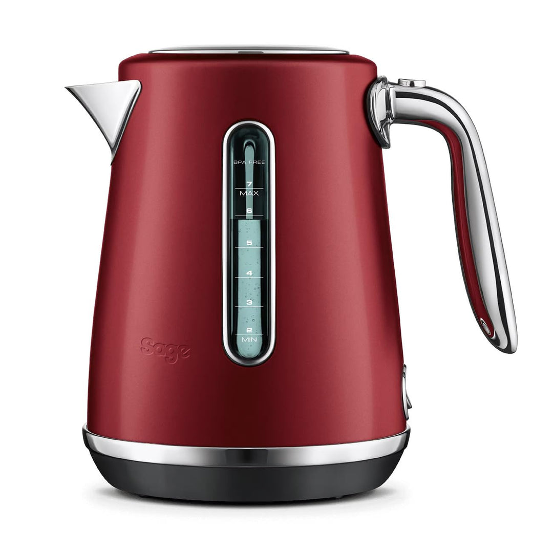 Sage - The Soft Top Luxe - Wasserkocher - Schnelles Sieden - Kabelloser Wasserkocher 1,7 l - Red Vel
