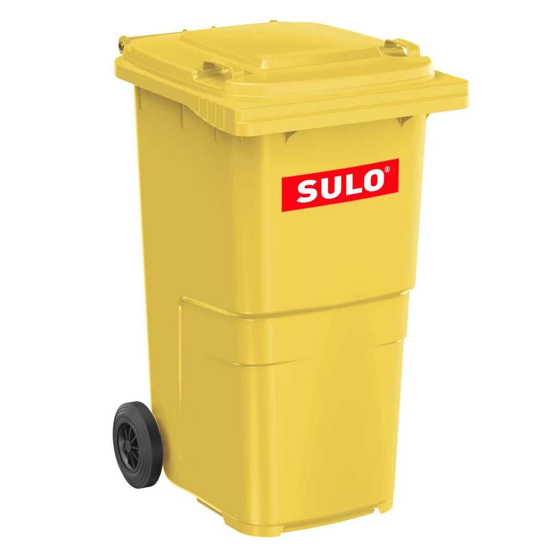 Müllgrossbehälter 240l gelb a.Niederdruck-PE Rad-D.200mm