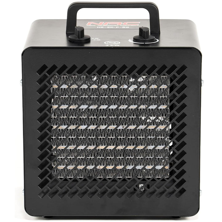 NAC Elektrischer Keramik Heizlüfter 3000 Watt - Heizstrahler mit Thermostat, Heizung Elektrisch - He