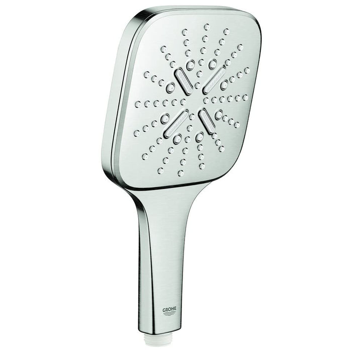 GROHE Rainshower SmartActive 130 Cube - Handbrause (wassersparend, 3 Strahlarten, Antikalk-System),