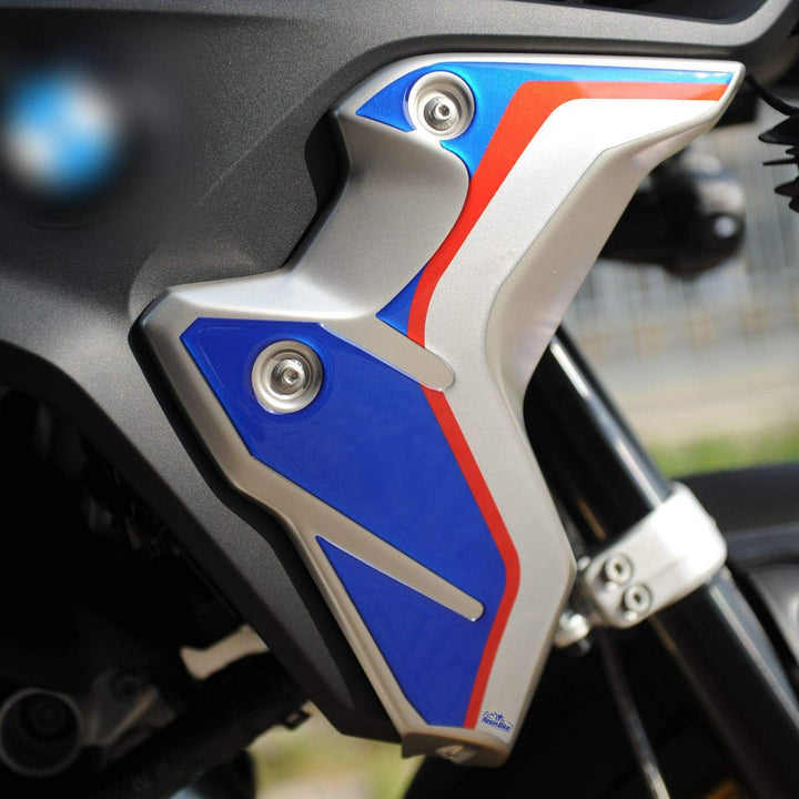Resin Bike Aufkleber für Motorrad Kompatibel mit Bmw R 1250 GS 2019-2020 HP. Seitenschutzgitter vor