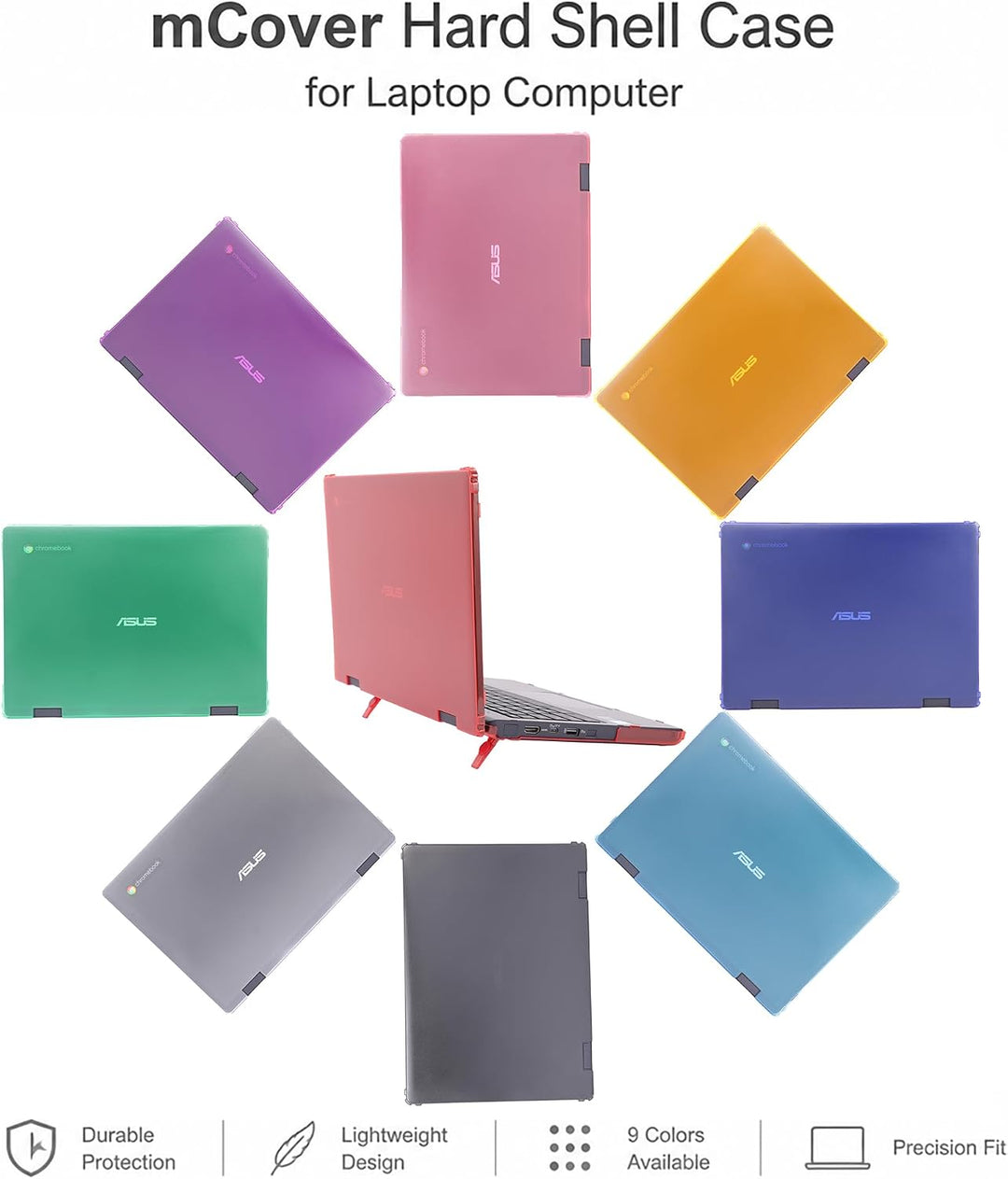 mCover Nur kompatibel mit 29,5 cm (11,6 Zoll) ASUS Chromebook CR11 (CR1104CGA oder CR1104CTA) Serie