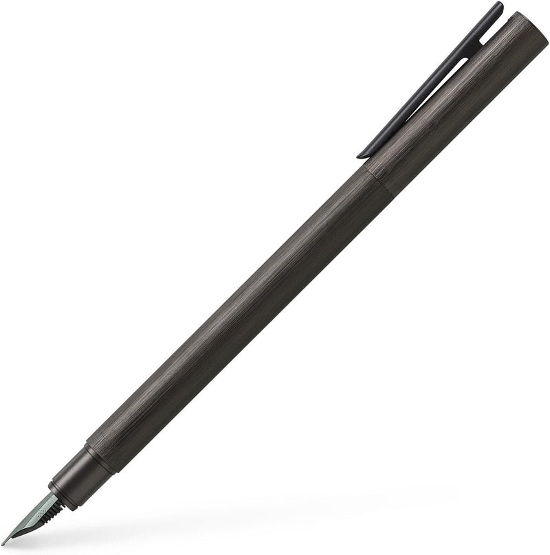 Faber-Castell 146250 - Füller Neo Slim Aluminium, Federbreite M, gunmetal Federbreite M gunmetal, Fe