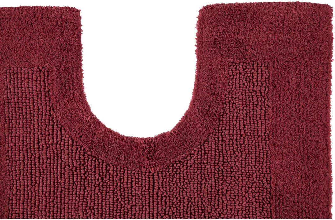 Rhomtuft Badteppiche Prestige Marsala - 391 Toilettenvorlage mit Ausschnitt 60x60 cm Marsala - 391,