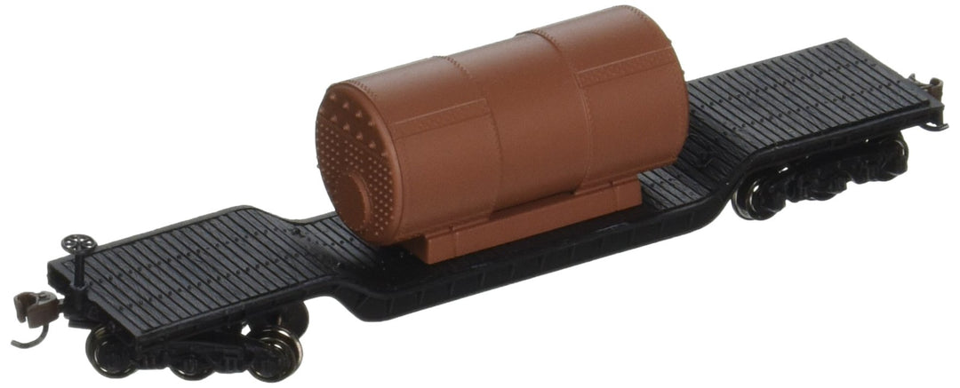 Bachmann Industries Inc.Flachwagen mit mittig angebrachtem Kessel, im N-Massstab