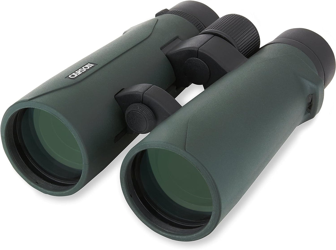 Carson RD Full-Size Fernglas, Doppelstegdesign, 10x50mm, wasserdicht, robust, beschlagfrei (RD-050)