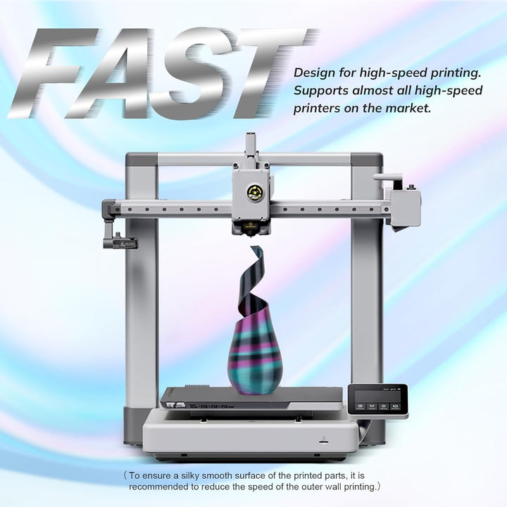 AMOLEN PLA Filament 1.75mm Schwarz 1KG, 3D Drucker Filament Massgenauigkeit +/- 0,02 mm, Sauber Gewi