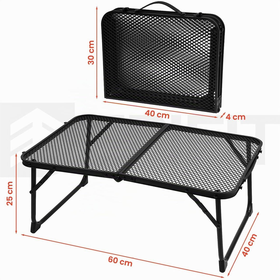 MalTec Wandern Klappbarer Campingtisch in Aluminium FLIP 60 Koffer
