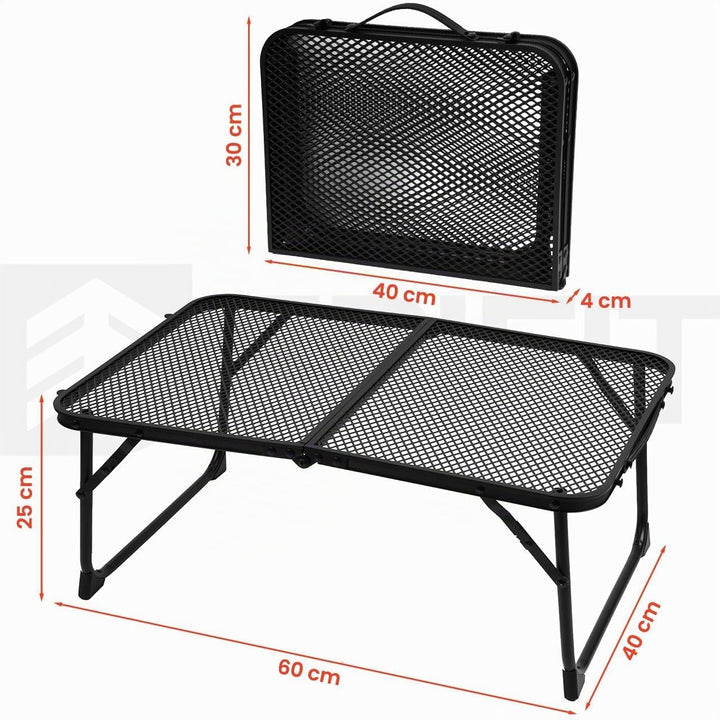 MalTec Wandern Klappbarer Campingtisch in Aluminium FLIP 60 Koffer