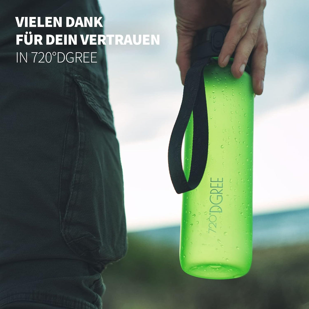 720°DGREE Trinkflasche “uberBottle“ +Sieb - 350ml, 500ml, 650ml, 1000ml, 1,5l, 2l - BPA-Frei - Wasse