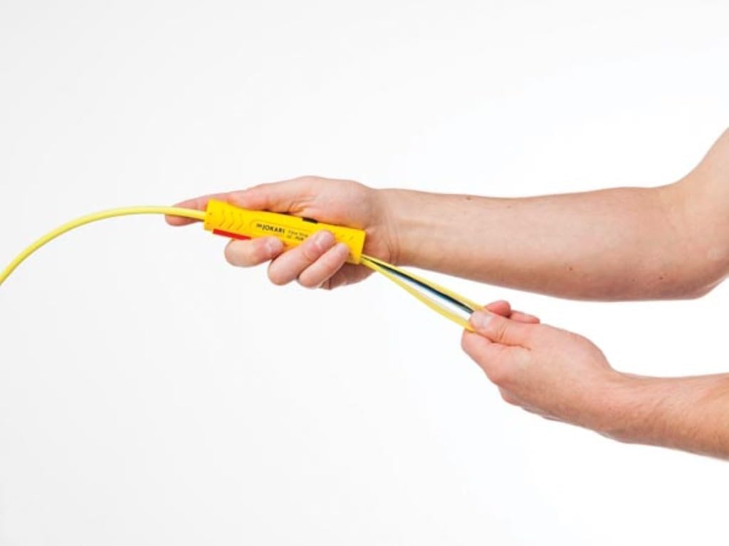 JOKARI®original Entmanteler Fibre Strip LC-PUR, zum beidseitigen Aufschlitzen von Breitband Distribu