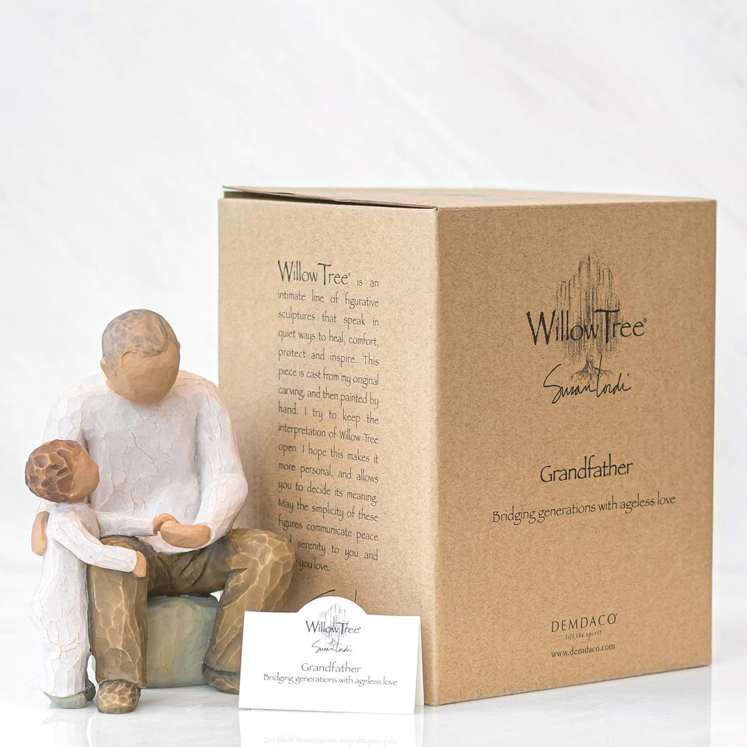 Enesco 26058 Willow Tree Figur Grossvater, Natur, Grossvater