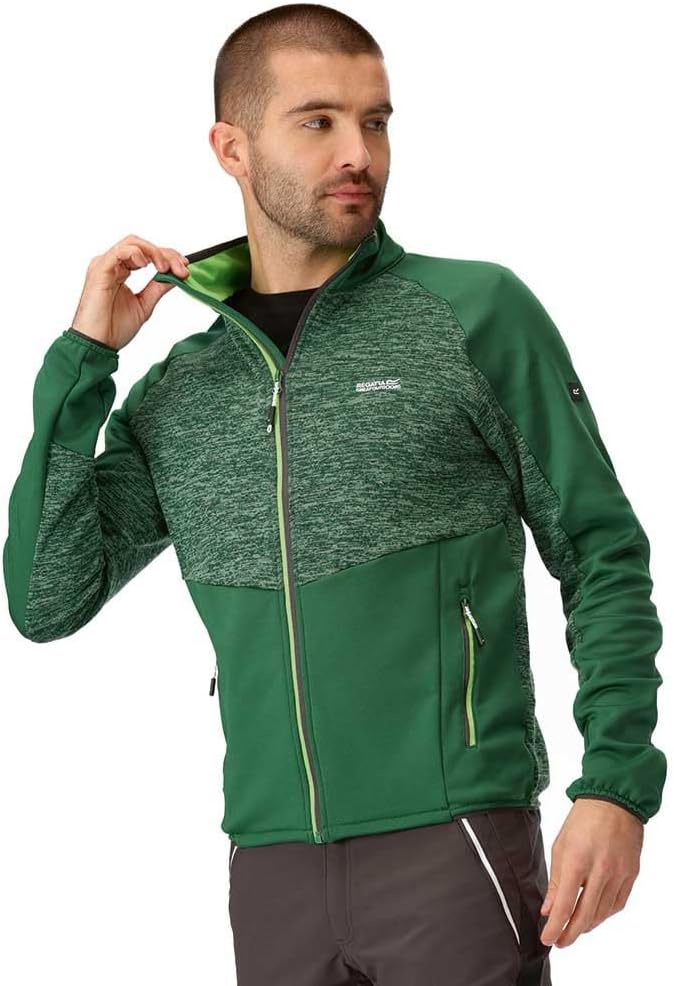 Regatta Coladane V Strickfleecejacke Herren Grün M, Grün M