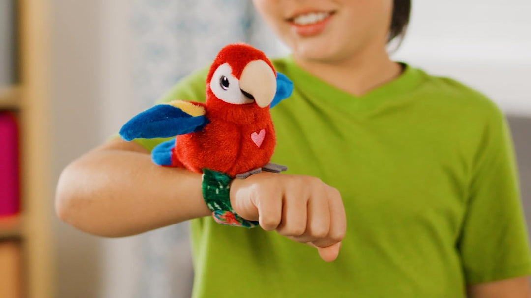 Interaktiver Plüschvogel – Nachsprech-Modus, Musik & Chirping Sounds, Schlafmodus, Wiederaufladbar,