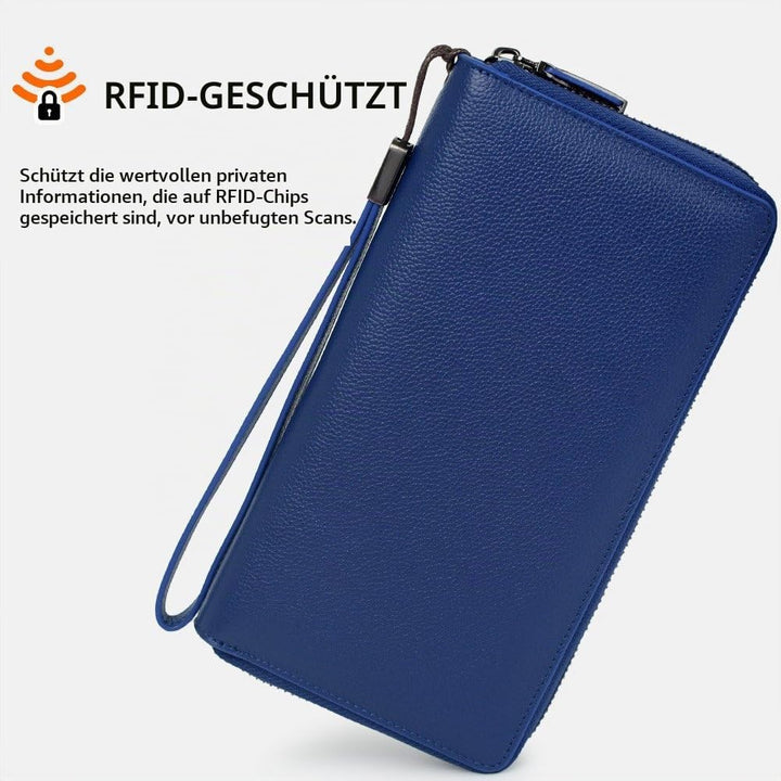 Portmonee Damen mit RFID Schutz Geldbeutel, Portemonnaie, Geldbörse, Brieftasche, Damengeldbeutel, D