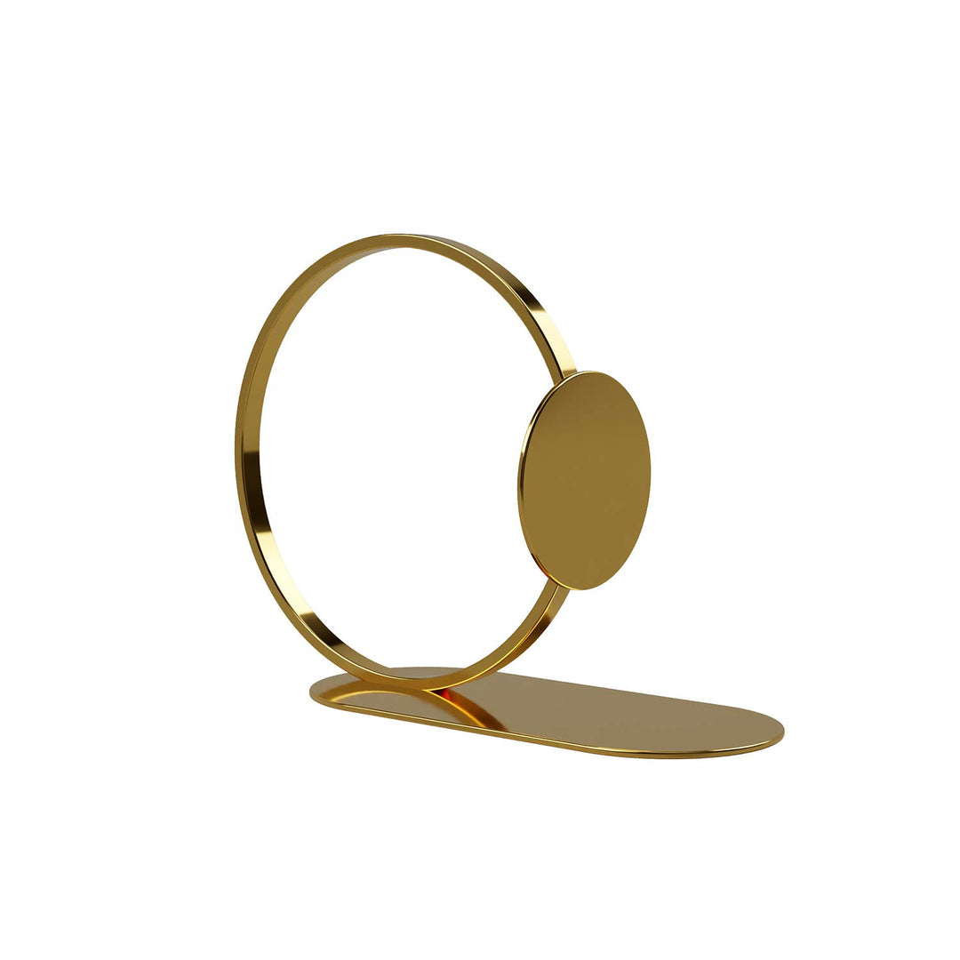 Cooee Design Book Ring 15cm Brass Bücherstand, Edelstahl, Messing, 15 cm