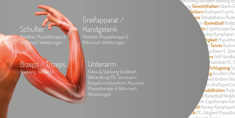 Powerball Autostart, gyroskopischer Handtrainer inkl. Aufziehmechanik, transparent-grau, das Origina