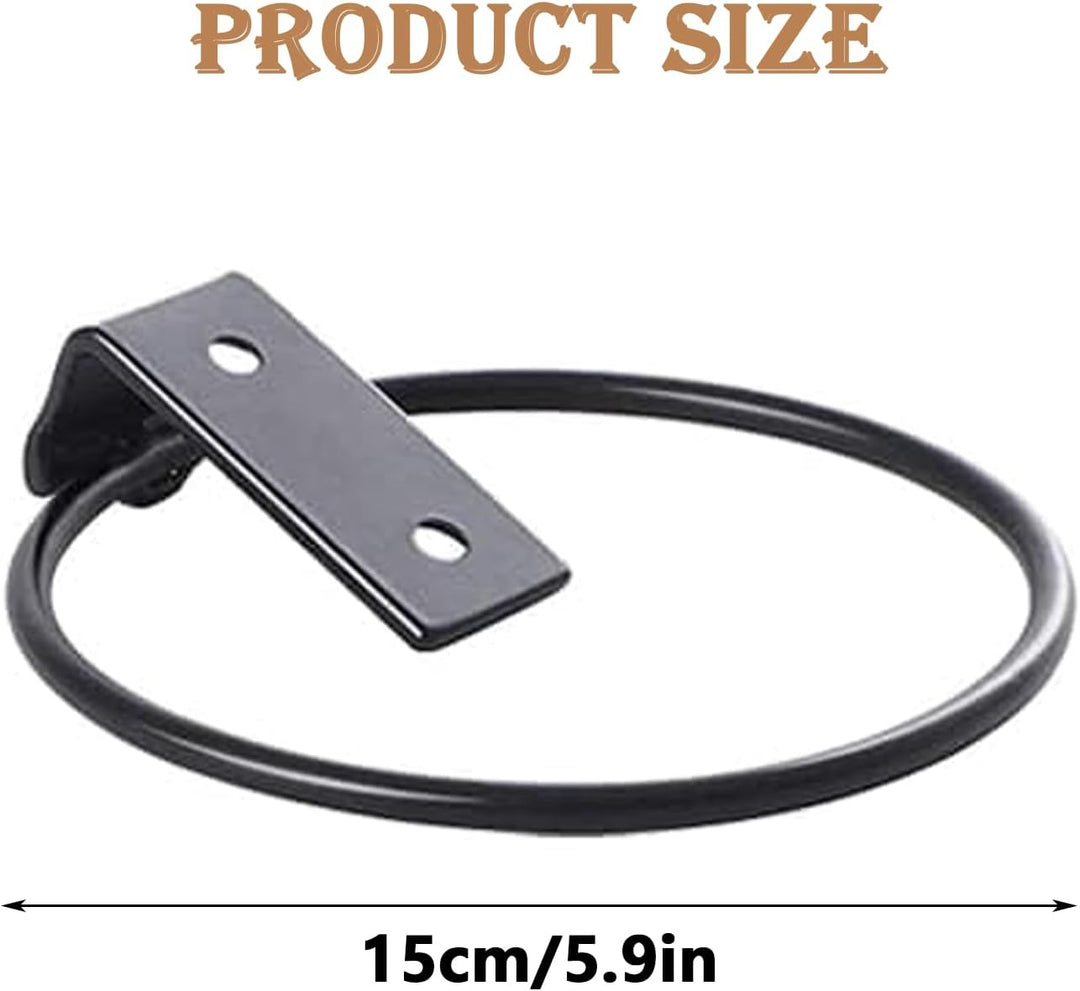 JAWAI 3 Stück Blumentopfhalter Ring Wand, Faltbarer Blumentopfhalter Wand, Wandhalterung Blumentopfh