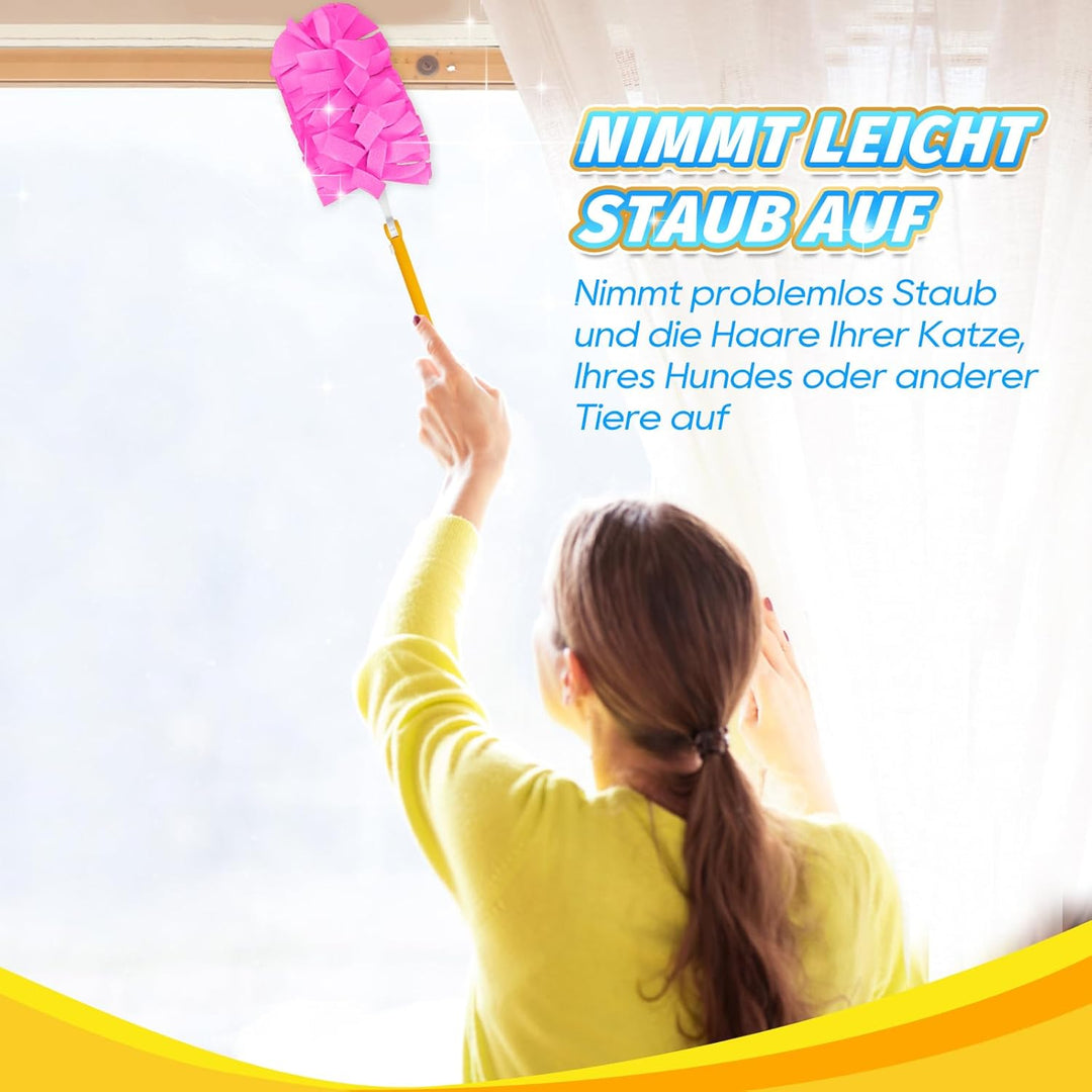 KEEPOW für Swiffer Staubmagnet Nachfüllpack, Mikrofaser für Swiffer Staubmagnet Wiederverwendbar, Su