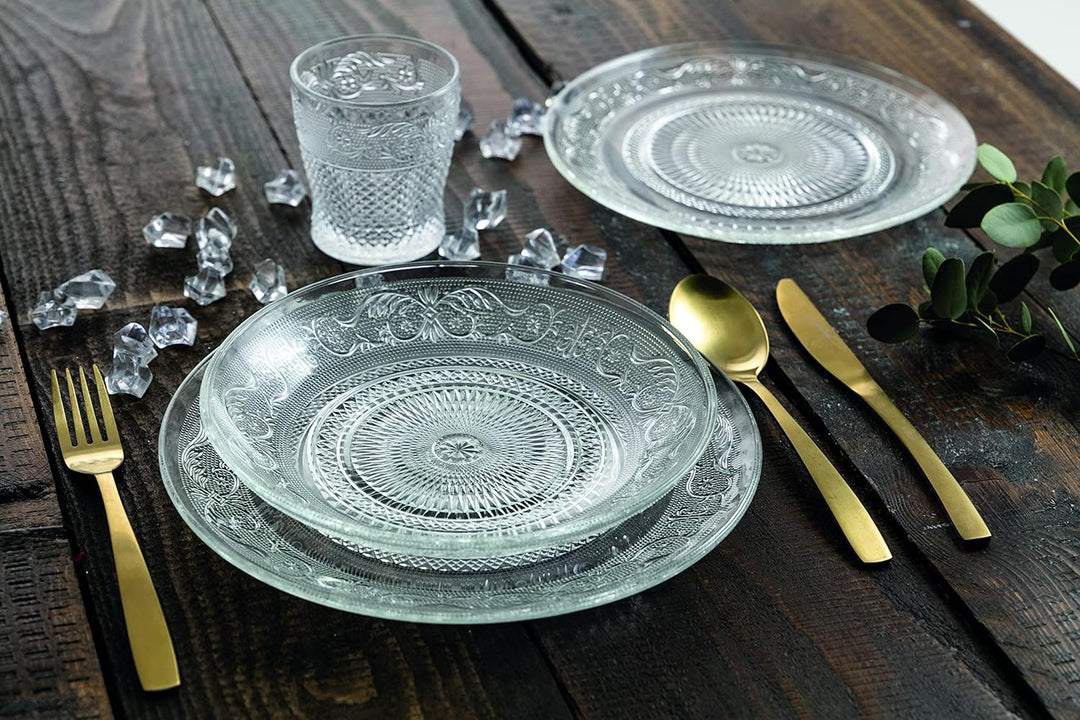 Villa d'Este Home Tivoli 2195444 Imperial Tiefer Teller, 21 cm, Glas