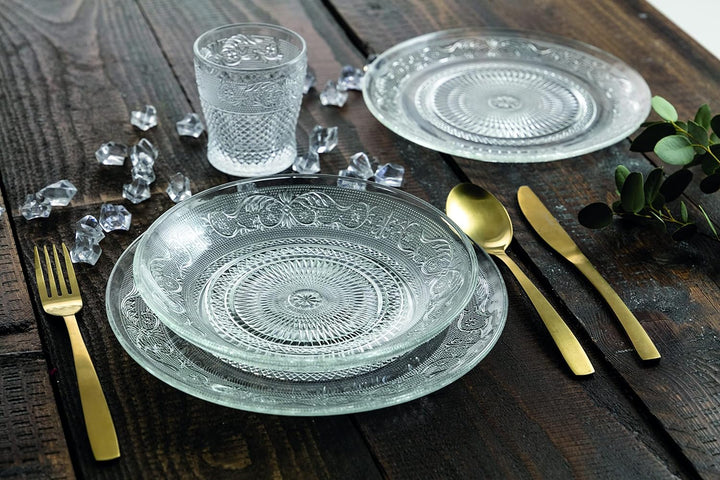 Villa d'Este Home Tivoli 2195444 Imperial Tiefer Teller, 21 cm, Glas