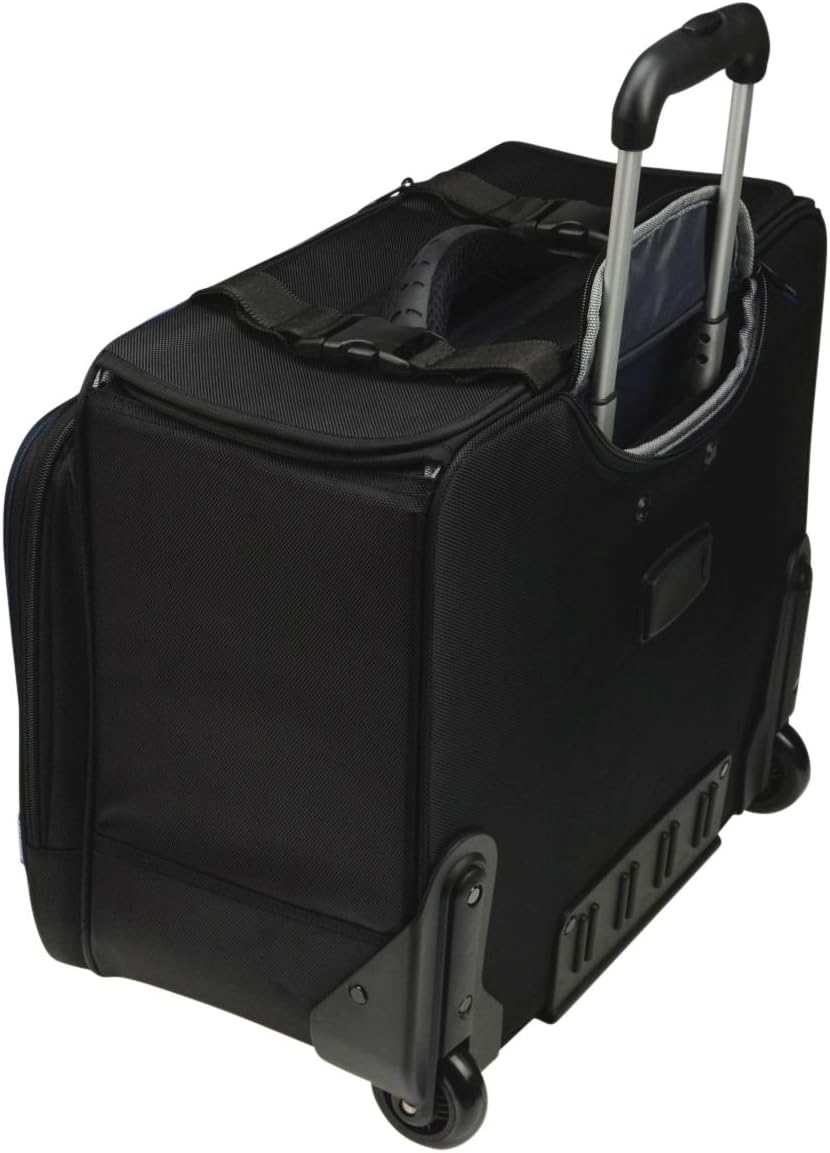 46108 Businesstrolley Pioneer, Laptoptrolley für Notebooks, Koffer mit arretierbarem Teleskoptrolley